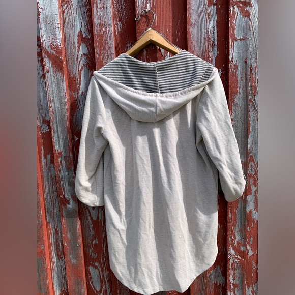 Women’s cream coloured Blue Curl hoodie dress size large - Picture 2 of 7